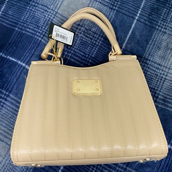 Bebe Rowan SM Top Handle Crossbody - Beige - Picture 2 of 13